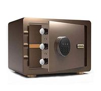 RLKHXBS Fireproof Waterproof Safe Deposit Digital Safes And Lock Money Safety Boxes Jewelry Box for Home, Cash Safe/a/a,Coffee-a