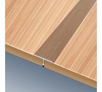 RLKHXBS Floor Transition Strip T Molding 1.3 inch, Large Gaps/Doorway/Vinyl Flooring/Crack/Router Edge Banding, Wood Grain Threshold Strips Self Adhesive, Wide 33mm, Easy to Install