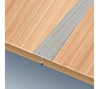 RLKHXBS Floor Transition Strip T Molding 1.3 inch, Large Gaps/Doorway/Vinyl Flooring/Crack/Router Edge Banding, Wood Grain Threshold Strips Self Adhesive, Wide 33mm, Easy to Install