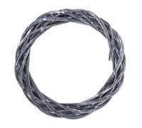 RLKHXBS Grapevine Wreath Decorative Wooden Twig Craft for Year Home Decor Handmade Black Grey Rattan for Front Door Wedding And Seasonal Celebrations
