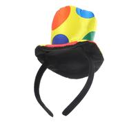 RLKHXBS Halloween Clown Headband Hair Hoop Fun Cosplay Accessories for Parties Festivals Photo Props Comfortable Fit for all Eye-Catching Halloween Hair Decoration