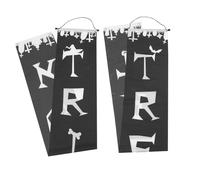 RLKHXBS Halloween Door Couplet Pair of Decorative Banners for Front Door for Festive Season