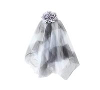 RLKHXBS Halloween Veil Headband Decorations, Creepy Halloween Mesh Veil Gauze Headscarf Headdress Party Dress Up Accessaries