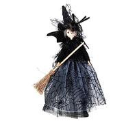 RLKHXBS Halloween Witch Doll Decoration Unique Desktop Decor for Halloween Parties And Home Creative Witch Doll Tree Topper for Festive Atmosphere