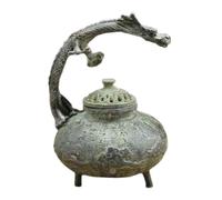 RLKHXBS Holder for Sticks Brass Antique Crafts Copper Dragon Ornaments Home Decoration Indoor And Outdoor Incense Burner