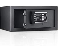 RLKHXBS Home Small Value Yellow Digital Keypad Volume Wall or Floor Mounted High Density Alloy Steel Double Alarm Integrated Molding Technology Welding Anti-pry Board Added Behind The Door.