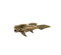 RLKHXBS Imitating Antiques And Making Old Deng's Fish Solid Brass Ornaments, Marine Creatures Copper carvings, Tea Pets handicrafts