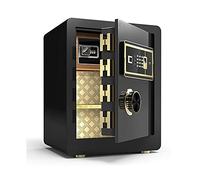 RLKHXBS Impronta Digitale Sicuro di Sicurezza Elettronica Sicurezza Sicurezza Sicuro Sicuro con Doppia Chiave di Sicurezza e Password Special Own Interior Lock Safe per Home Office