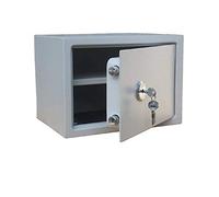 RLKHXBS Key Safe, Deepening Can Put A4 Paper Safe Office Small Safes Into The Wall all Steel Mechanical Lock Safe Deposit Box 25x35x35cm White Electronic Safe Box Large Key Box