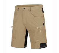 RLKHXBS Men Summer Outdoor Shorts Running Shorts Lightweight Multi-Pockets Workout Shorts