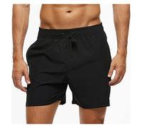 RLKHXBS Men's Four Minute Casual Shorts Pocket Zip Beach Pants Four Side Stretch Sports Beach Pants Shorts