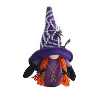 RLKHXBS Ornamento della Bambola delle Decorazioni di Halloween, GNOME Senza Volto Halloween Pendenti sospesi Figurine del Ringraziamento Bat Witch Bambole da Collezione per Decorazioni per Feste