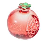 RLKHXBS Pomegranate Figurine Paperweight Decor Artificial Crystal Fruit Ornament for Unique Tabletop Decoration for Halloween And Christmas Symbol of Luck And Prosperity