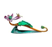 RLKHXBS Porch Color Copper Flower Ornament Entryway Living Room Zen Decoration Crafts Office Desktop Decorative Art Ornaments for The Home(A)