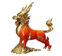 RLKHXBS Porch Decoration Color Copper Rui Animal Decorative Living Room Entrance Office Crafts New Residence Ornaments for The Home