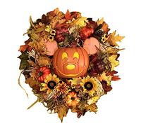 RLKHXBS Pumpkin Mickey Ghite Decor Halloween Ringraziamento Decorazione della Porta d'ingresso Esterna Ornamenti per Feste per Feste in plastica (Colore: 2)