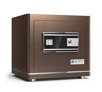 RLKHXBS s Digital Pin Code Biometric Fingerprint Access with Emergency Override Key Home Money Document Book Value Key Home Improvement (Color : Brown Size : 383035 cm)