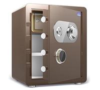 RLKHXBS s Fire-Resistant 45cm, Anti-Drilling Steel, Anti-Theft Wall-Mounted Cash Cabinet, Easy to Install (Color : Black, Size : 38x33x45cm) (Brown 38x33x45cm)