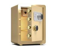 RLKHXBS s Fire-Resistant, Anti-Theft Steel Wall-Mounted, Anti-deciphering Metal Mechanical Code Lock Disk (Color : Black, Size : 36x32x40cm) (Gold 38x32x45cm)