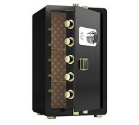 RLKHXBS s Fire-Resistant Metal, Large-Capacity Office, Anti-Theft Mechanical Password Lock Disk (Color : Black, Size : 38x34x60cm) (Brown 38x34x60cm)