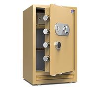 RLKHXBS s Heavy-Duty 70cm, Large-Capacity Commercial Steel, Thick Fire-Resistant Anti-Theft Door Panel, 43x36x70cm (Color : Gold) (Gold)