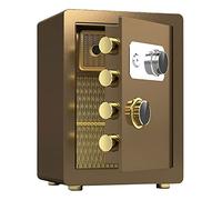RLKHXBS s Large-Capacity Commercial, Fire-Resistant & Anti-Theft Steel Wall-Mounted, Anti-deciphering Metal Mechanical Code Lock (Color : Gold, Size : 38x32x45cm) (Brown 38x32x45cm)