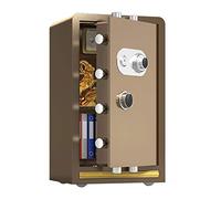 RLKHXBS s Large-Capacity Steel, Fire-Proof, Anti-Theft And Anti-deciphering Wall-Mounted, Mechanical Code Lock, Used iIn Banks, Hotels, Offices, 39x32x60cm (Color : Brown) (Brown)