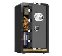 RLKHXBS s Large-Capacity Steel, Fire-Resistant Metal Panel Office, Anti-Theft Mechanical Code Lock (Color : Gold, Size : 42x36x70cm) (Black 42x36x70cm)