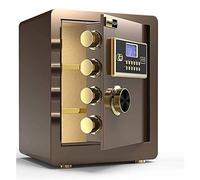 RLKHXBS s Password Home Alarm Office in-Wall Invisible Small 45cm Anti-Theft Deposit (Color : Brown Size : 363045cm)