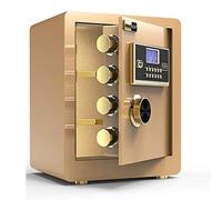 RLKHXBS s Password Home Alarm Office in-Wall Invisible Small 45cm Anti-Theft Deposit (Color : Gold Size : 363045cm)