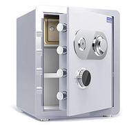 RLKHXBS s Rust-Proof Metal, 5-Layer Fire-Resistant & Drill-Proof Steel, Home/Commercial Wall-Mounted, 3 Sizes (Color : Gold, Size : 35x25x25cm) (White 38x33x45cm)