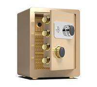 RLKHXBS s Steel 40/45cm, Large-Capacity Fire-Resistant, Anti-decipher Office Supplies (Color : Brown, Size : 38x32x45cm) (Gold 38x32x45cm)