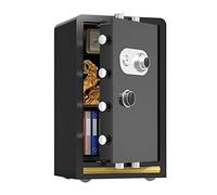 RLKHXBS s Steel 80cm, Large-Capacity Fire-Resistant & Anti-Theft Commercial, Anti-deciphering Mechanical Code Lock (Color : Brown, Size : 45x38x80cm) (Black 45x38x80cm)