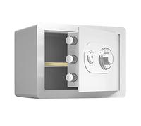 RLKHXBS s Steel, Fire-Resistant Metal Mechanical Lock Disk, And Anti-Theft Office Supplies (Color : Gold, Size : 38x33x45cm) (White 30x38x30cm)