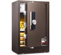 RLKHXBS Safe Digital Security Safe, Solid Steel Construction with Deadbolt Lock Wall-Anchoring for Home Hotel Medication