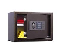 RLKHXBS Safe HASSEGGIO Piccolo deposito di Sicurezza Anti -furto con Parete Nera con Altezza da 25 cm Office all Acciaio Elettronica File Sicurezza Miglioramento della casa (Colore Black Dimensioni