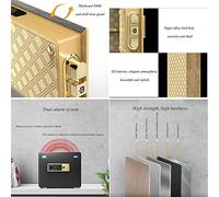 RLKHXBS Safe,Home Safe, Fingerprint Safe Home Office Document Electronic Lock Security Solid Steel Hotel Business Small Money (Fingerprint Password + Mobile Phone Unlock)