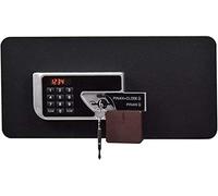 RLKHXBS Safe,Home Safe, Home Safe Small Value Safe Yellow Digital Keypad Volume Wall or Floor Mounted High Density Alloy Steel Double Alarm Explosion-Proof Safe Cutting Takes a Long Time Black