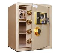 RLKHXBS Safe,Home Safe, Safe Intelligent Electronic Digital Password Lock Security Cabinet Fireproof Waterproof for Home Office Hotel Business Jewelry Cash Money Documents, 38 32 45cm