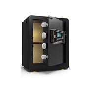 RLKHXBS Safe,Home Safe, Safe, Security Safe Small Digital Safe Cash for Home Office Jewelry Cash Passport Key Valuables Important Documents - Black