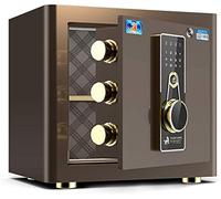 RLKHXBS Safe,Home Safe, Safes And Lock es, Money Cabinet Safes Household Fingerprint Password Safety Deposit Built, Password Home Hidden Safe Wardrobe