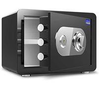 RLKHXBS Safe,Home Safe, Safes Home And Lock es all-Steel Household Fireproof And Waterproof Stainless Steel Panel Mechanical Lock Anti-Theft Security Cabinet (Color : Black) (Color : Black)