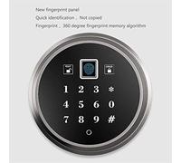 RLKHXBS Safe,Home Safe, Safes Wall Safes Electronic Home Safe with Medium Fingerprint Password Safe Office all Steel Security Cabinet 3c Certification (Color : Gray, Size : 384040cm)
