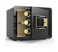 RLKHXBS Safe,Home Safe, Small Safes for Home Personal Safe Cabinet Safes Fireproof Waterproof Lock Cabinets Cash Strong Solid Steel Safety Lock, Cash