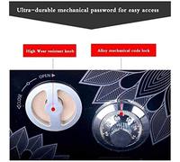 RLKHXBS Safe,Home Safe, Solid Digital Electronic Safety Keypad Lock Safe, Solid Steel Cabinet, for Passport Cash Jewelry, Gold