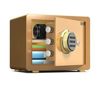 RLKHXBS Safe Household Small Bedside Wall 30cm Password all-Steel Anti-Theft Fireproof Safe Office Home Safes Key,Wall Safes
