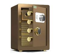 RLKHXBS Safe Meccanico Auto Meccanico Figlie, Aggiunto di Aggiunto 40 cm/45 cm Armadio di Sicurezza in Acciaio, archiviazione Domestica/Hotel/File, Facile da Usare, Cassette a Parete (Brown