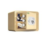 RLKHXBS Safes 30cm Safe,Office Small-Scale Mechanical Deposit Box all Steel Anti-Smashing Wall-Safes with Keys,C