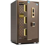RLKHXBS Safes Anti-Fire Anti-Theft Digital Electronic Security Safe Home Cabinet with Keys Face Recognition for Money Cash Valuables