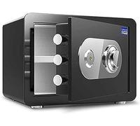 RLKHXBS Safes Home Boxes all-Steel Household Fireproof And Waterproof Stainless Steel Panel Mechanical Lock Anti-Theft Security Cabinet